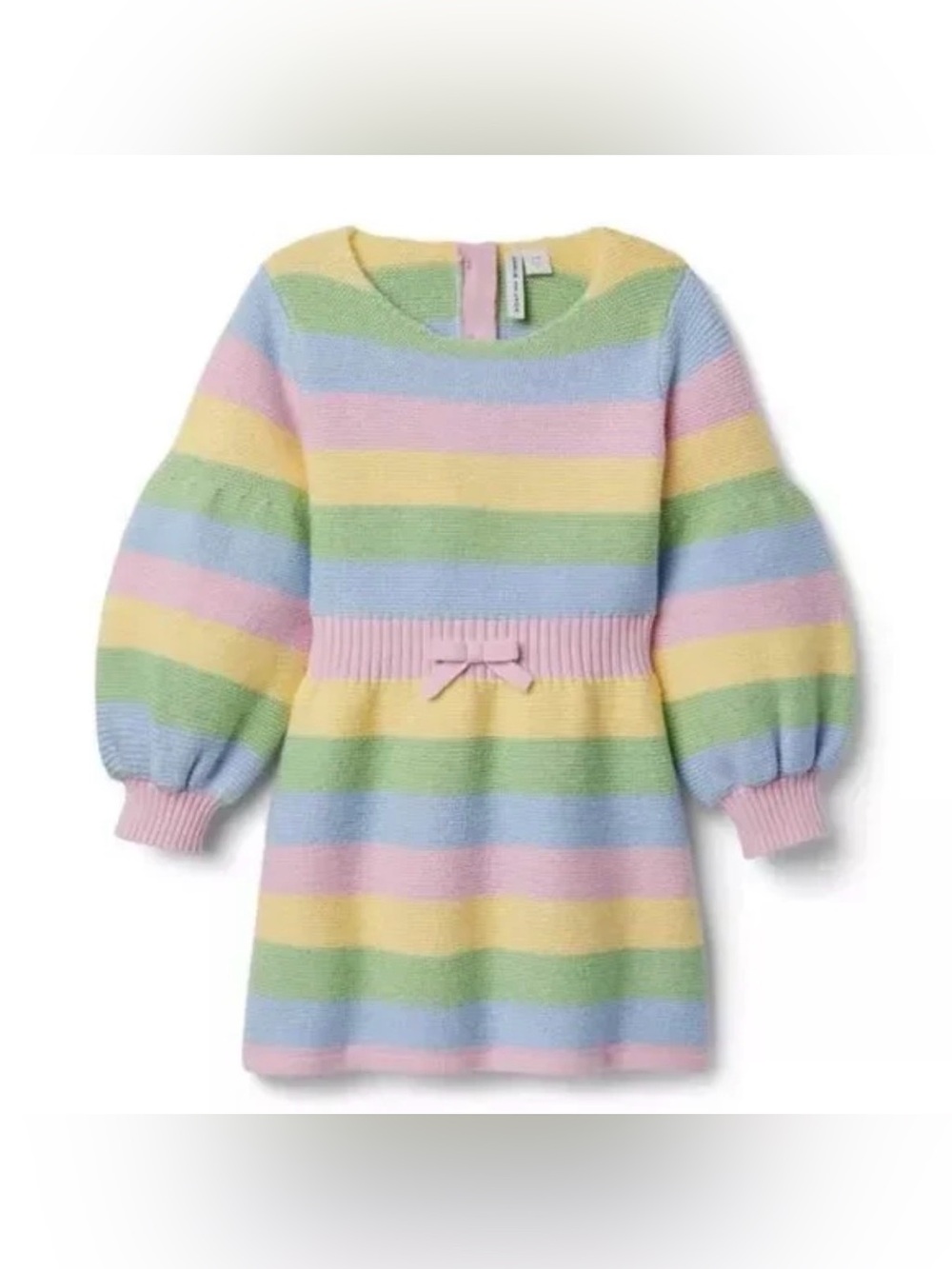 Girls Janie and Jack striped sweater dress size 3. EUC